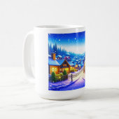 Weihnachtsdorf Kaffeetasse (Vorderseite Links)