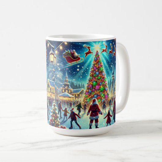 Weihnachtsdorf Kaffeetasse (VorderseiteRechts)