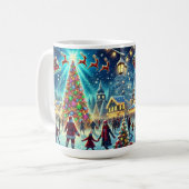 Weihnachtsdorf Kaffeetasse (Vorderseite Links)