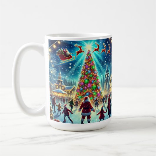 Weihnachtsdorf Kaffeetasse (Links)