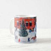 Weihnachtsdorf Kaffeetasse (Vorderseite Links)