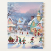 Weihnachtsdorf-Kalender Planer (Rückseite)