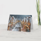 Weihnachtsdorf Karte (Vorderseite)