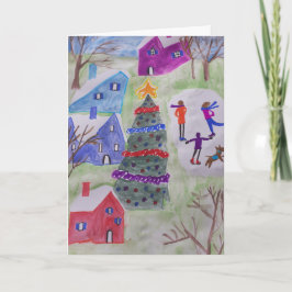 Weihnachtsdorf Karte