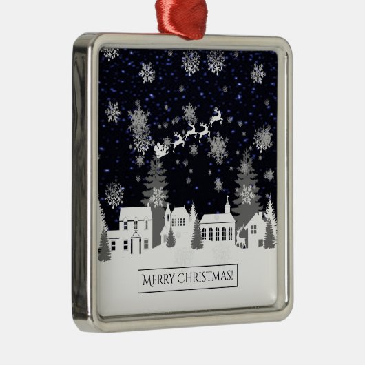 Weihnachtsdorf Keramik Ornament (Rechts)