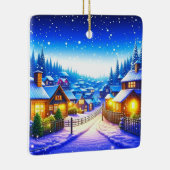 Weihnachtsdorf Keramikornament (Rechts)