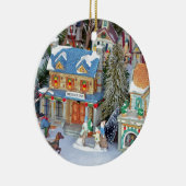 Weihnachtsdorf Keramikornament (Rechts)