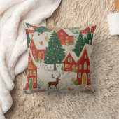 Weihnachtsdorf Kissen (Decke)