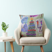 Weihnachtsdorf Kissen (Stuhl )