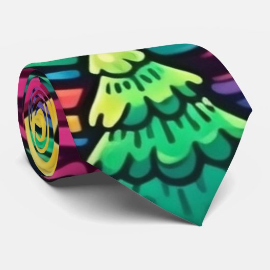 Weihnachtsdorf Krawatte (Gerollt)