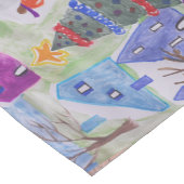 Weihnachtsdorf Kurzer Tischläufer (Ecke)