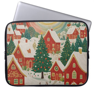 Weihnachtsdorf Laptopschutzhülle