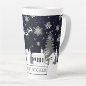 Weihnachtsdorf Latte Tasse (Rechte Ecke)
