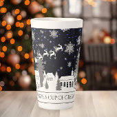 Weihnachtsdorf Latte Tasse