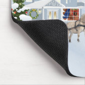 Weihnachtsdorf Maus Pad Mousepad (Ecke)