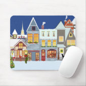 Weihnachtsdorf Maus Pad Mousepad (Mit Mouse)