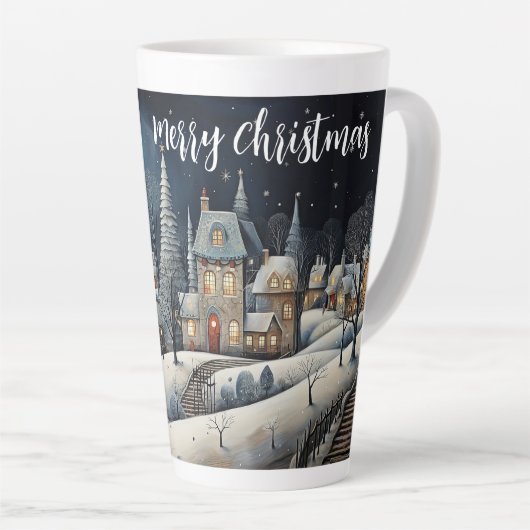 Weihnachtsdorf Milchtasse (Rechte Ecke)