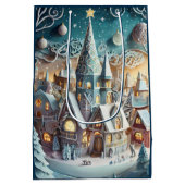 Weihnachtsdorf Mittlere Geschenktüte (Rückseite)