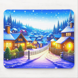 Weihnachtsdorf Mousepad