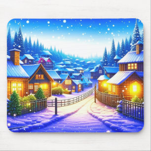 Weihnachtsdorf Mousepad
