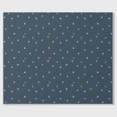 Weihnachtsdorf niedlicher Seeurlaub Geschenkpapier (Flach)