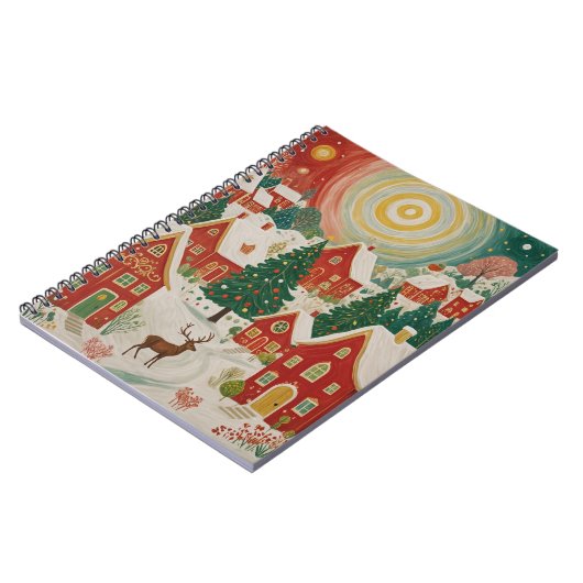 Weihnachtsdorf Notizblock (Linke Seite)