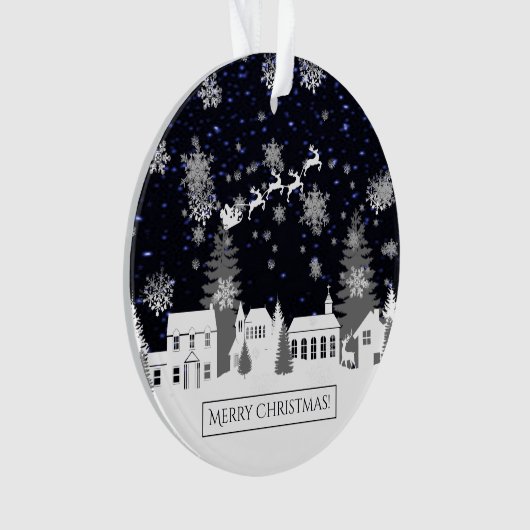 Weihnachtsdorf-Ornament Ornament (Vorderseite)