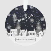 Weihnachtsdorf-Ornament Ornament (Vorderseite)