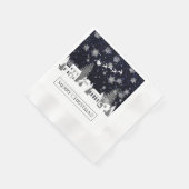 Weihnachtsdorf Paper Napkin Serviette (Ecke)