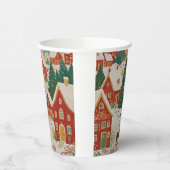 Weihnachtsdorf Pappbecher (Links)