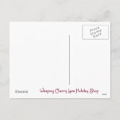 Weihnachtsdorf Postcard Feiertagspostkarte (Rückseite)