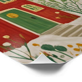 Weihnachtsdorf Poster (Ecke)