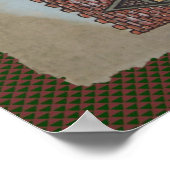 Weihnachtsdorf Poster (Ecke)