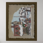 Weihnachtsdorf Poster (Vorne)