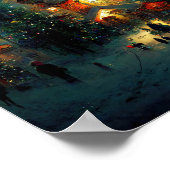 Weihnachtsdorf Poster (Ecke)