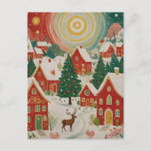 Weihnachtsdorf Postkarte (Vorderseite)