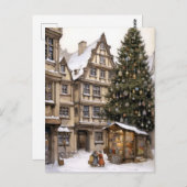 Weihnachtsdorf Postkarte (Vorne/Hinten)