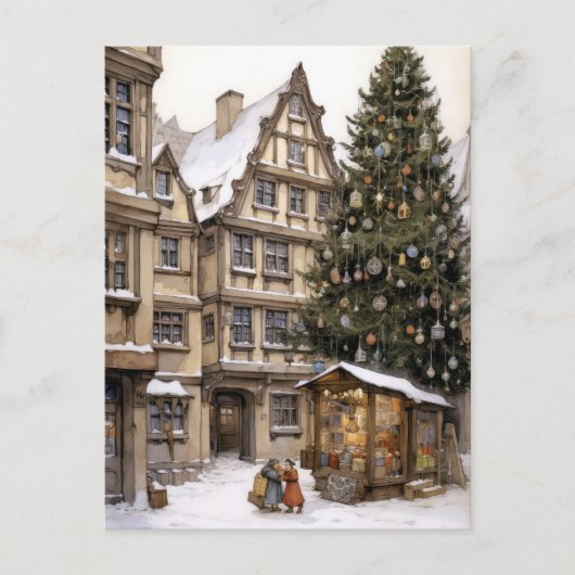Weihnachtsdorf Postkarte (Vorderseite)