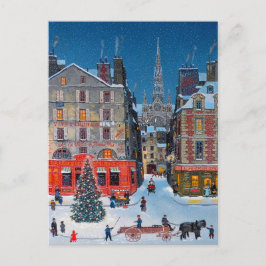 Weihnachtsdorf Postkarte