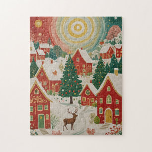 Weihnachtsdorf Puzzle