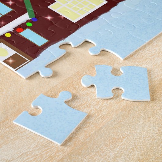 Weihnachtsdorf Puzzle (Seite)