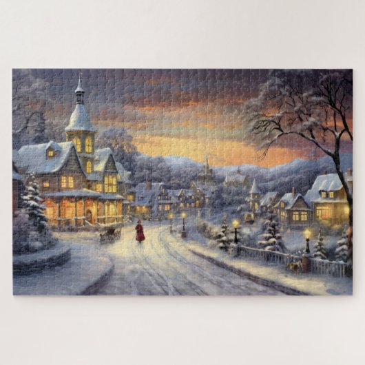Weihnachtsdorf Puzzle (Horizontal)