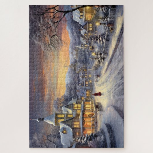 Weihnachtsdorf Puzzle (Vertikal)