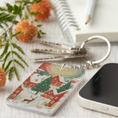 Weihnachtsdorf Schlüsselanhänger (Vorderseite rechts)