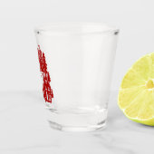 Weihnachtsdorf Schnapsglas (Rechts)