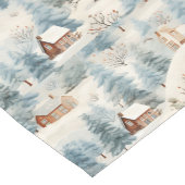 Weihnachtsdorf Schneehäuser Tischläufer (Ecke)