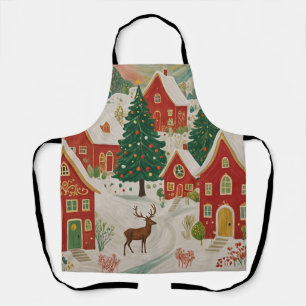 Weihnachtsdorf Schürze