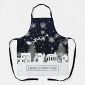 Weihnachtsdorf-Schürze Schürze (Vorderseite)