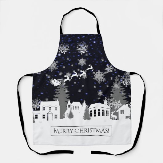 Weihnachtsdorf-Schürze Schürze (Vorderseite)