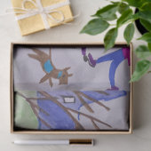 Weihnachtsdorf Seidenpapier (Geschenk)